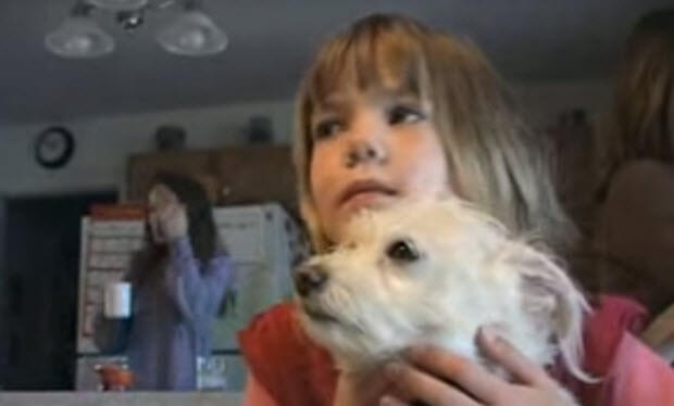 dog saves girl's ife